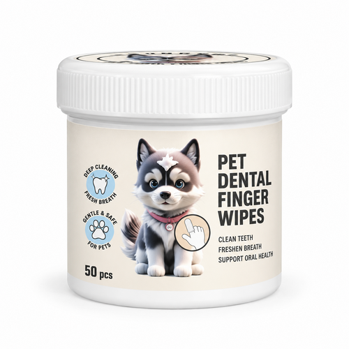 Pet dental cleaning finger cot