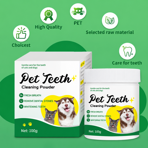 Beef Flavor Pet Dental Powder Daily Oral Care Added to Food