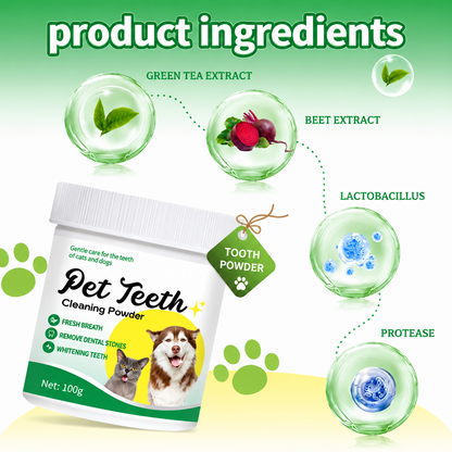 Beef Flavor Pet Dental Powder Daily Oral Care Added to Food