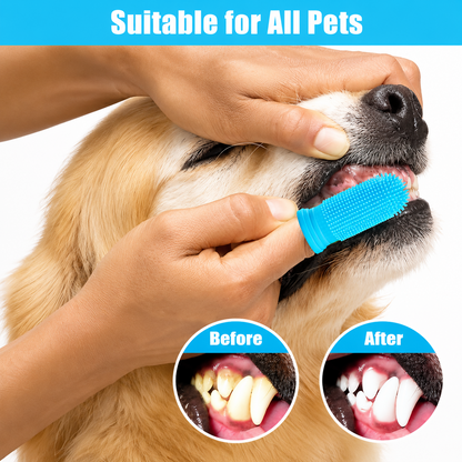 Dental cleaning finger cot